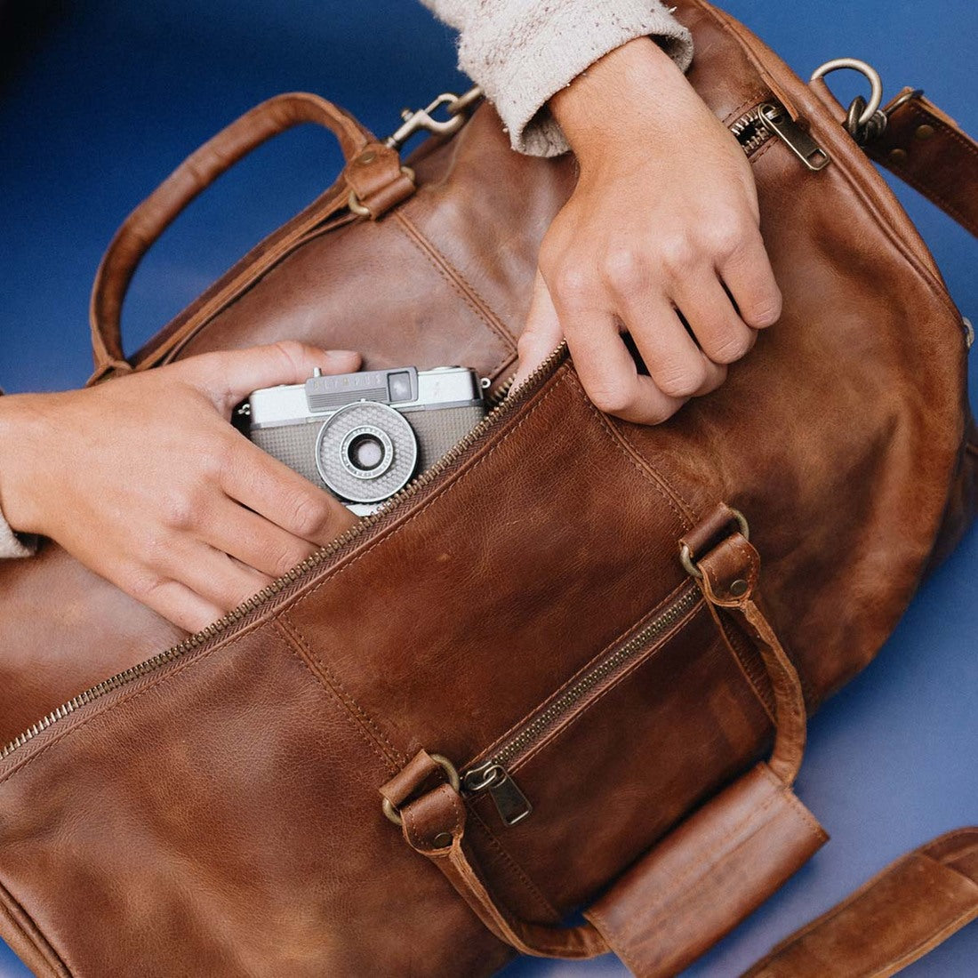 Executive Traveler Gift Set - Saddle Brown