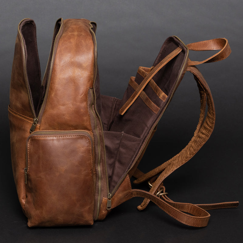 Minelli Leather Backpack