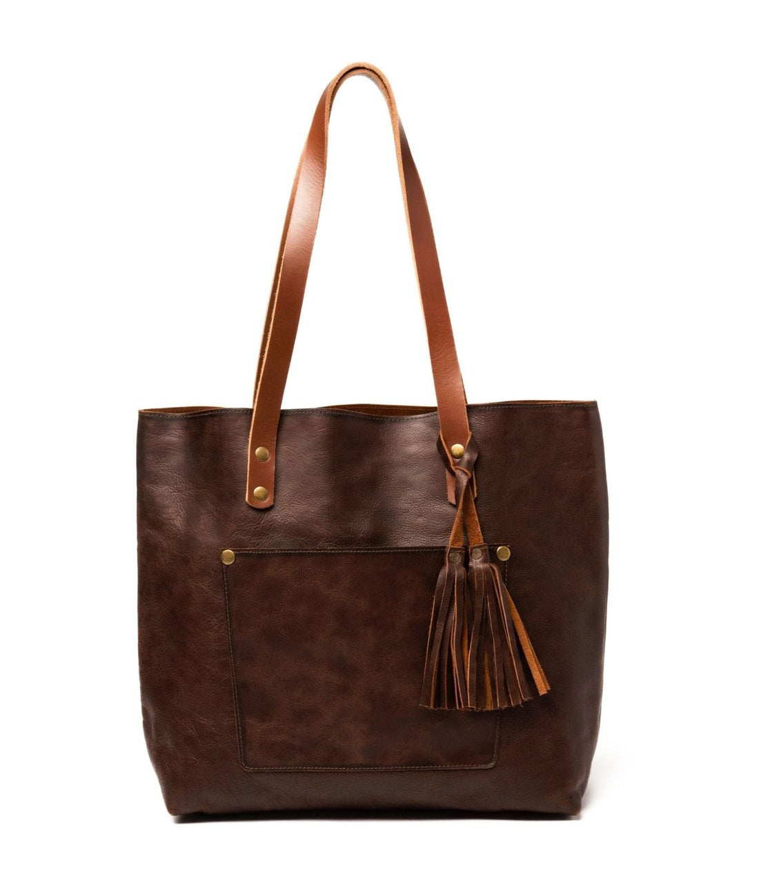 Coffee brown medium hotsell shopping bag