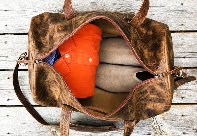 Leather Gym Bag 37L - HIDES