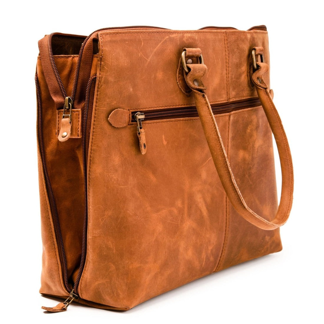 Leather Tech Tote - HIDES