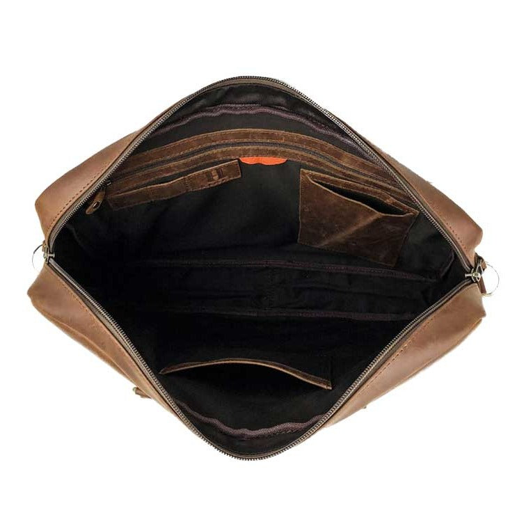 Slim Leather Briefcase 2.0 - HIDES