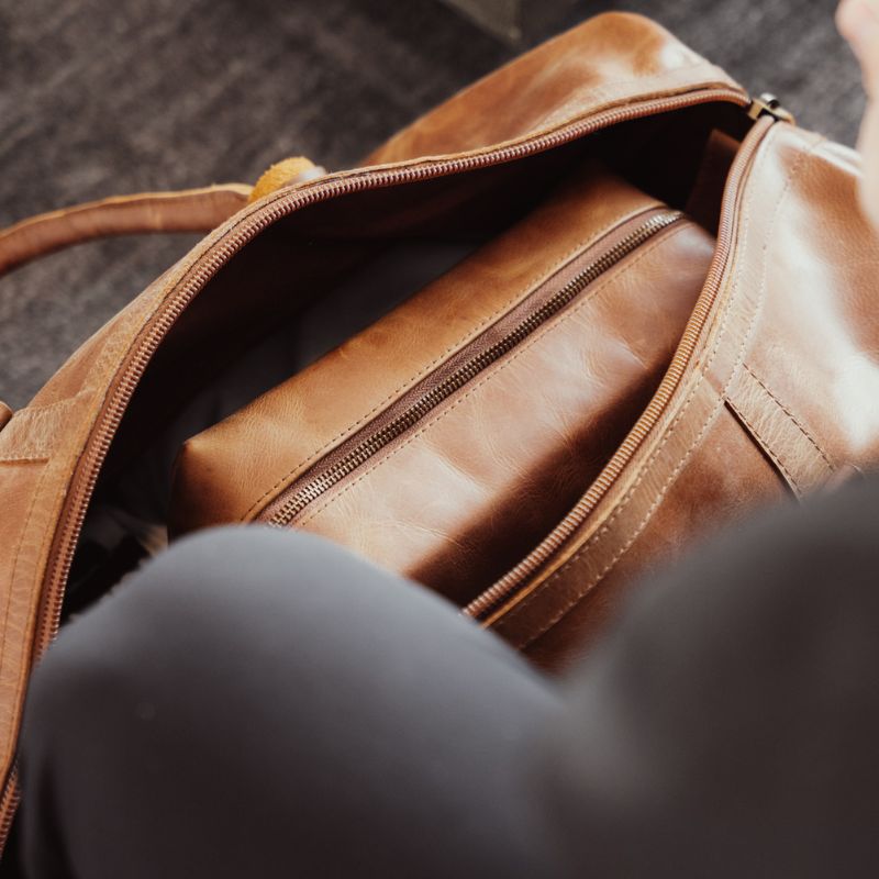 Brown Duffle Bag