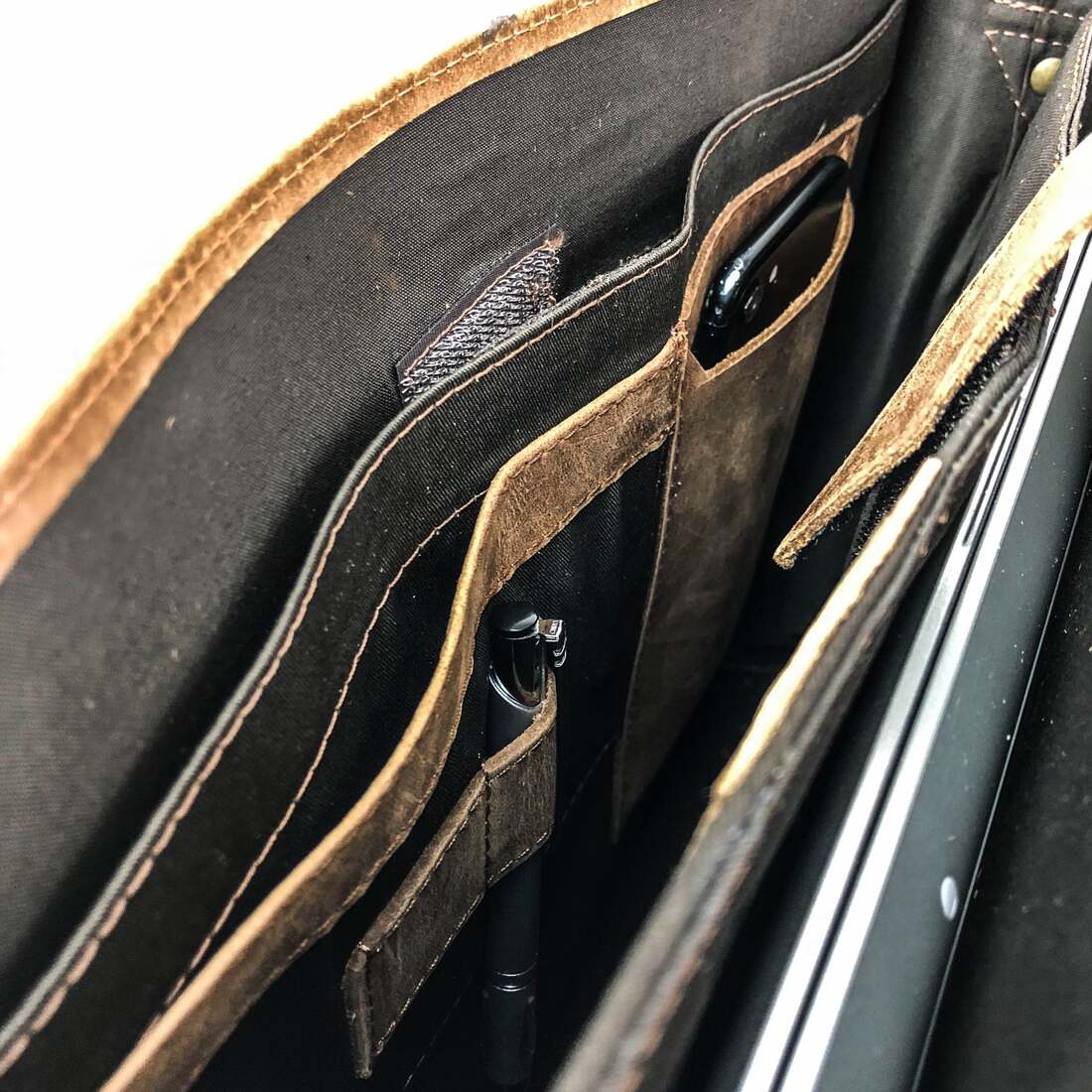 Leather Messenger Bag in Brown | Men's Leather Satchel – HIDES