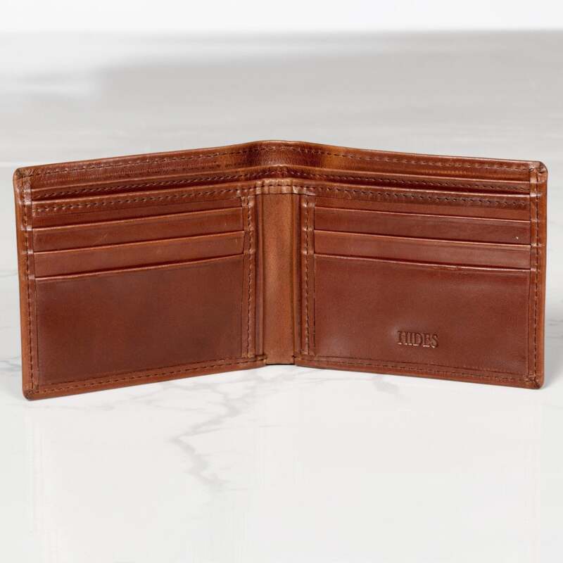 6 Cards Leather Wallet - Serena Brown