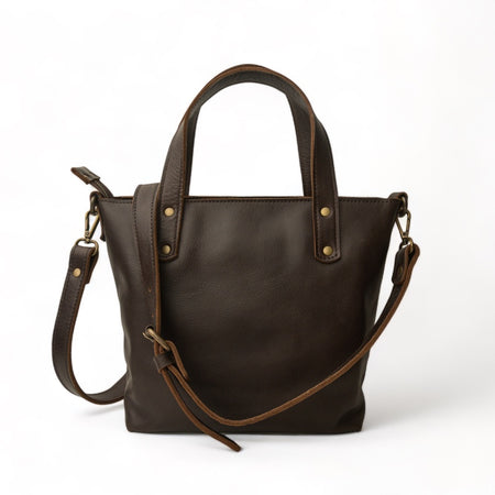 Dark Brown Mini Tote