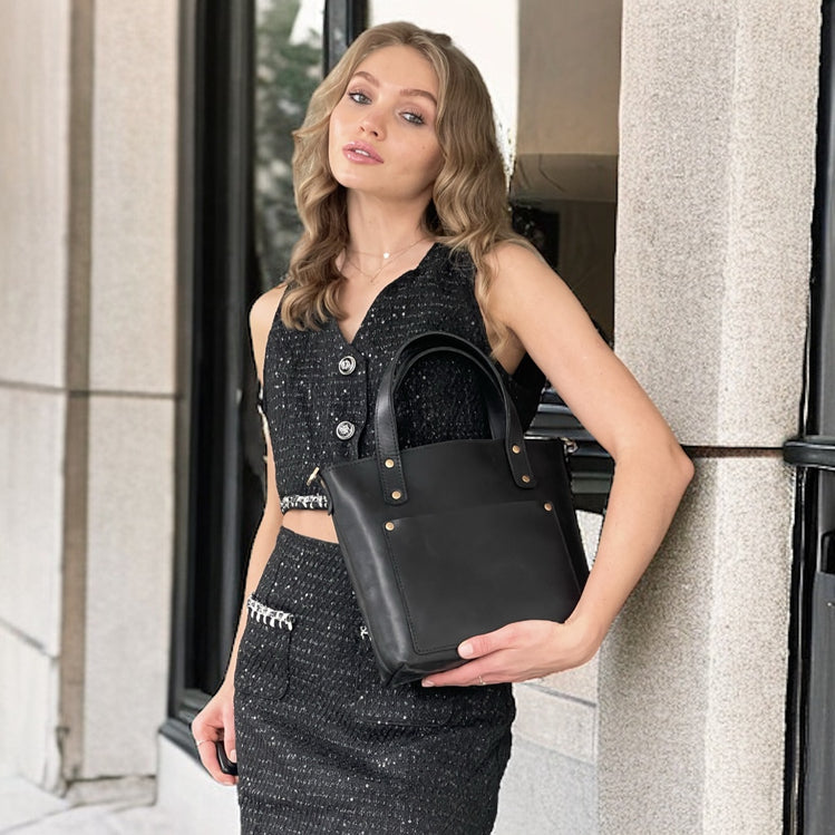 Central Black Mini Tote