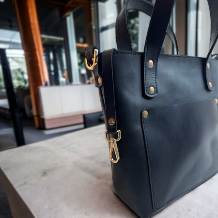 Central Black Mini Tote