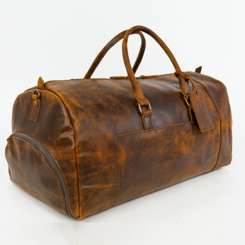 Alpha 46L Leather Duffle - HIDES
