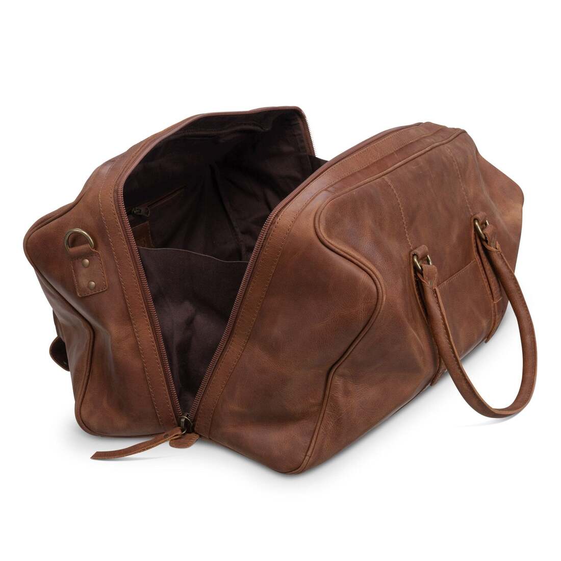 Big Mouth Leather Duffle Bag | 20