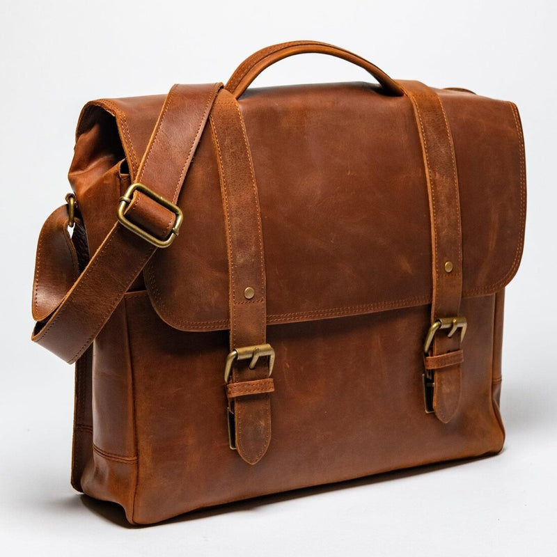 Coarse Leather Messenger 2.0 - HIDES