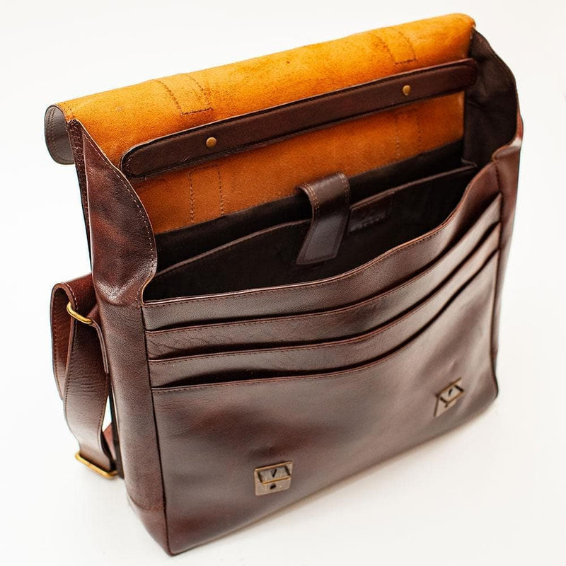 Coarse Leather Messenger 2.0 - HIDES