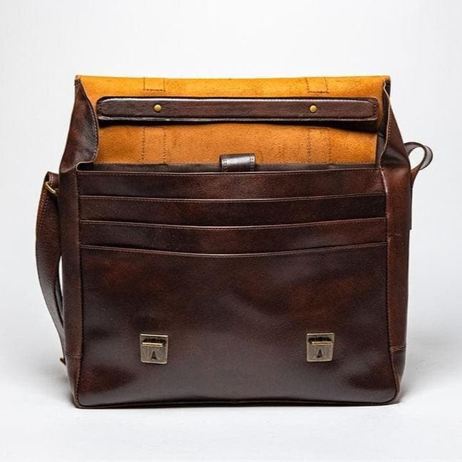 Coarse Leather Messenger 2.0 - HIDES