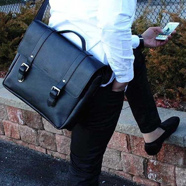 Coarse Leather Messenger 2.0 - HIDES