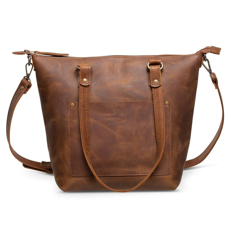 Crossbody Leather Tote - HIDES