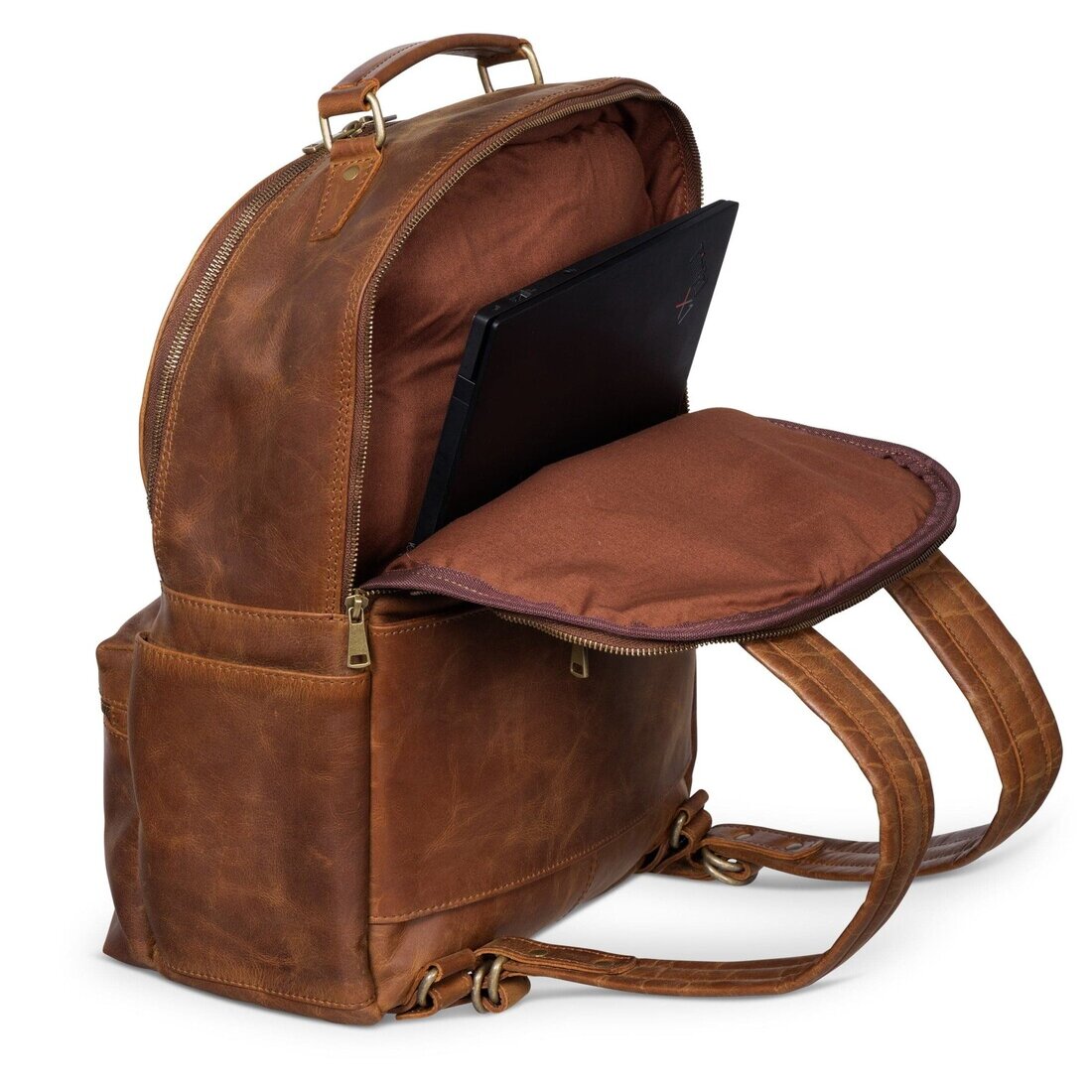 All leather backpack sale