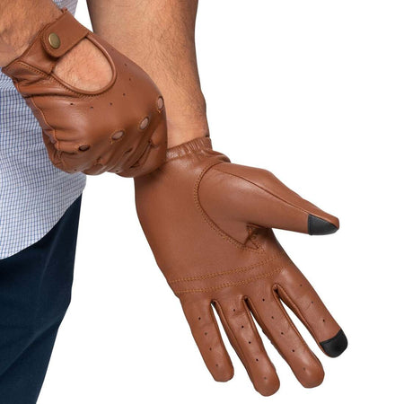 Leather Driving Gloves Men - HIDES