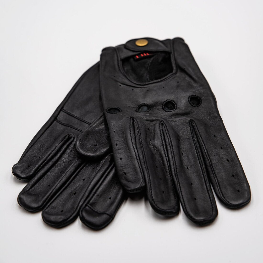 Mens black driving gloves deals