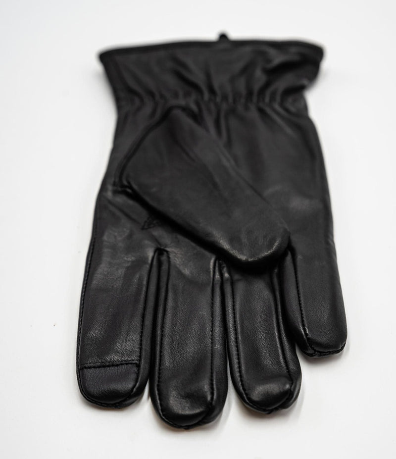 Leather Gloves Men - Black