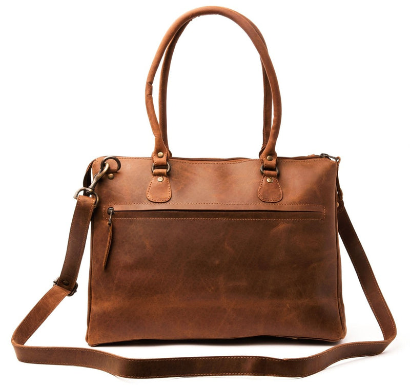 Leather Handbag 2.0 - Saddle Brown - HIDES