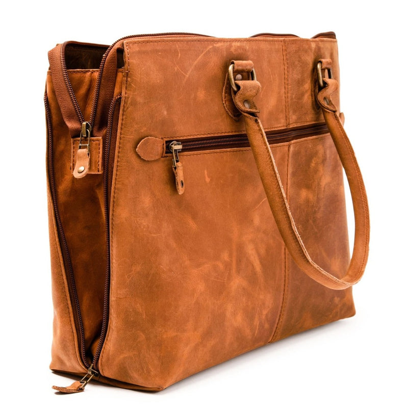 Leather Tech Tote - HIDES