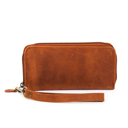 Leather Zip Around Wallet - HIDES