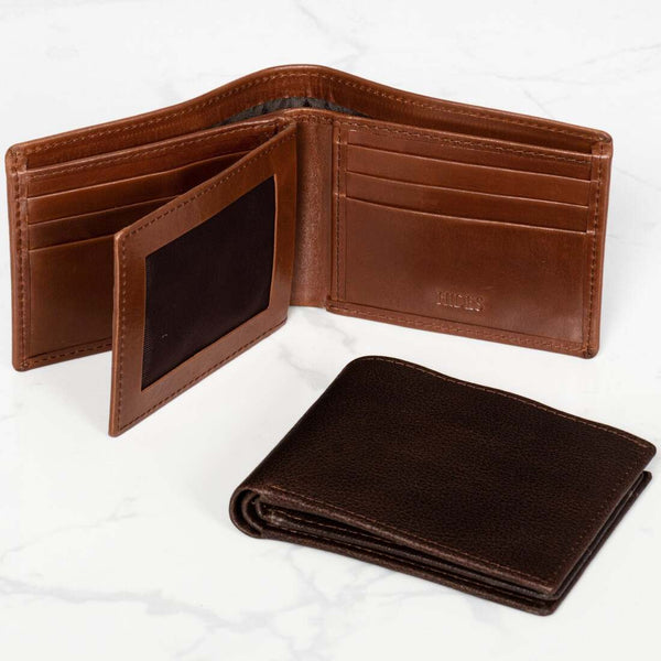 Mid-Wing Leather Wallet | Men's Leather Wallet | ID Pocket – HIDES
