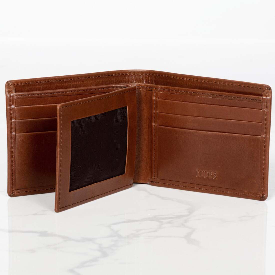 Mid-Wing Leather Wallet | Men's Leather Wallet | ID Pocket – HIDES