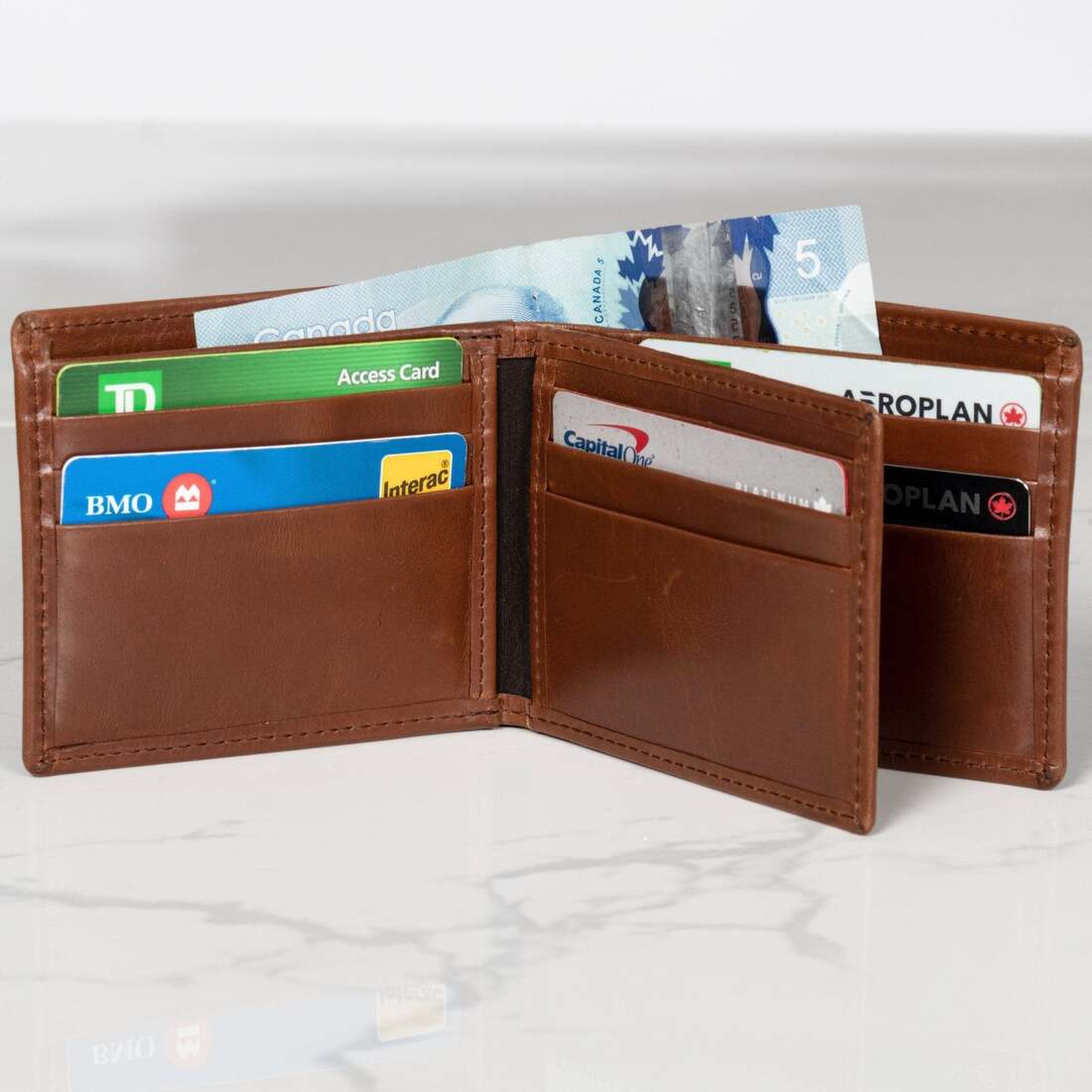 Mid-Wing Leather Wallet - HIDES