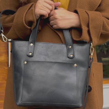 Central Black Mini Tote