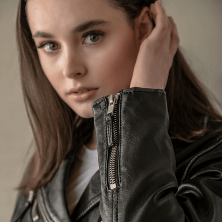 Sidney Leather Biker Jacket