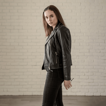 Sidney Leather Biker Jacket