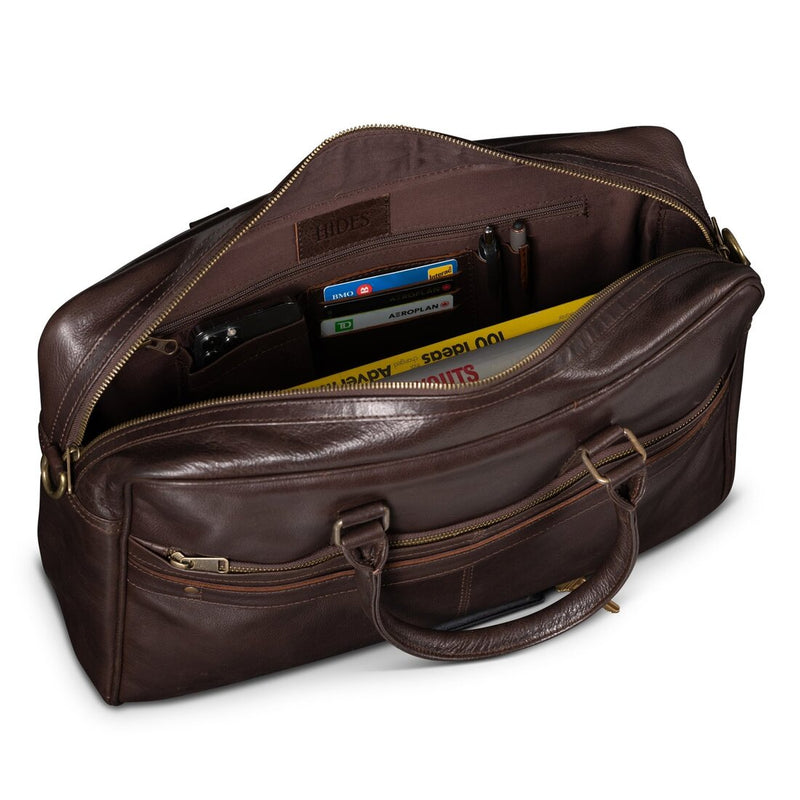 Slim Leather Briefcase - HIDES