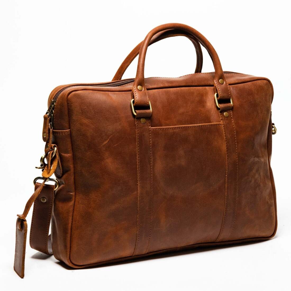 Slim Leather Briefcase 2.0 - HIDES