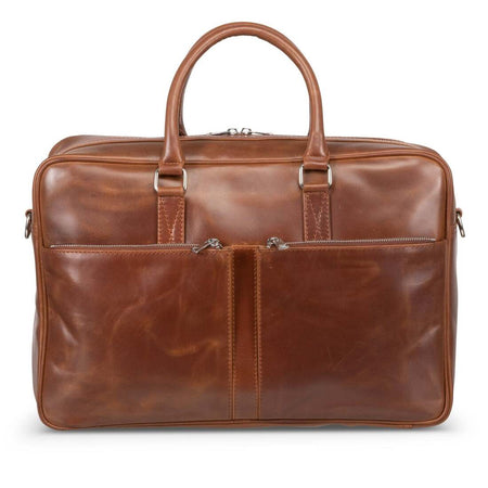 Slim Leather Briefcase - HIDES