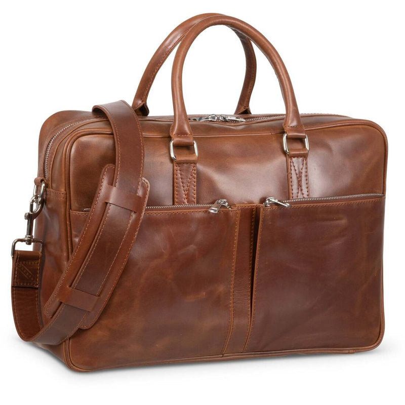 Slim Leather Briefcase - HIDES