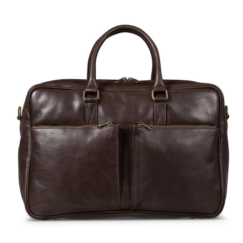 Slim Leather Briefcase - HIDES