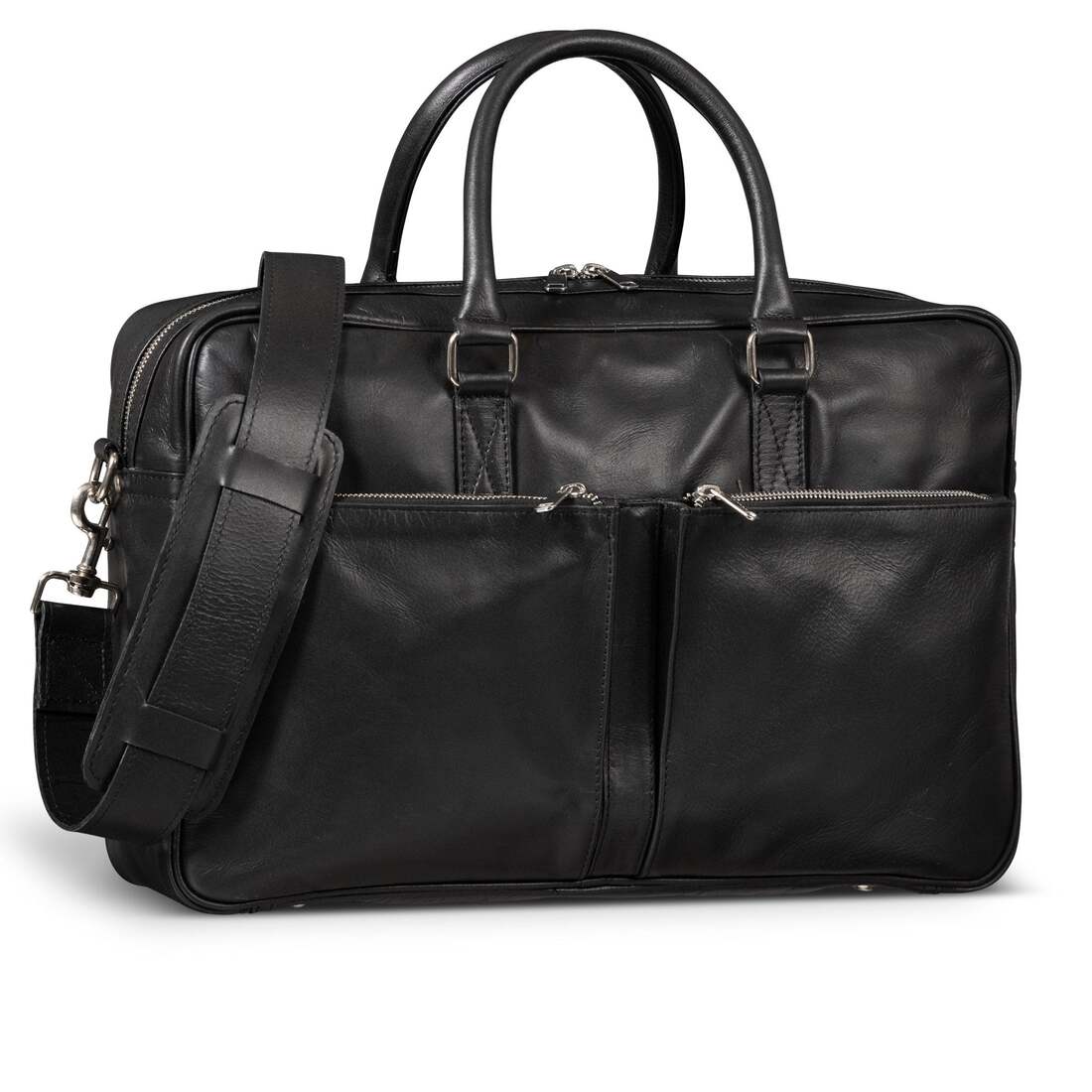 Slim Leather Briefcase - HIDES