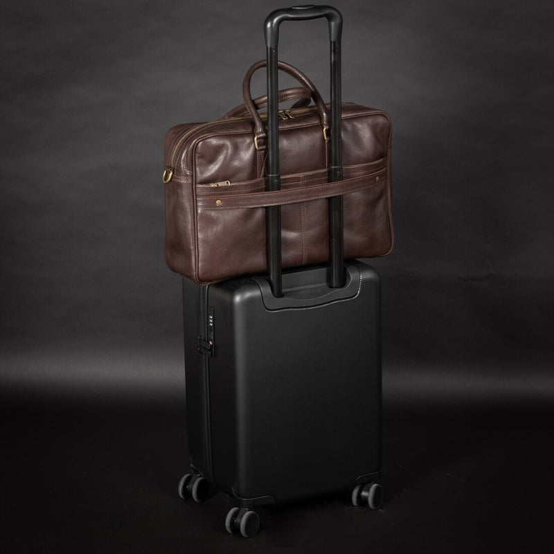 Slim Leather Briefcase - HIDES