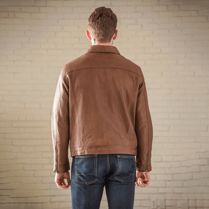 Ted Leather Jacket - Black