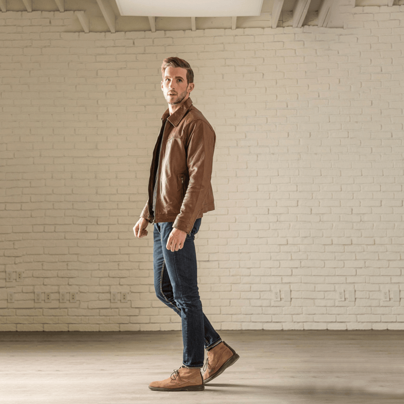 Ted Leather Jacket - Black