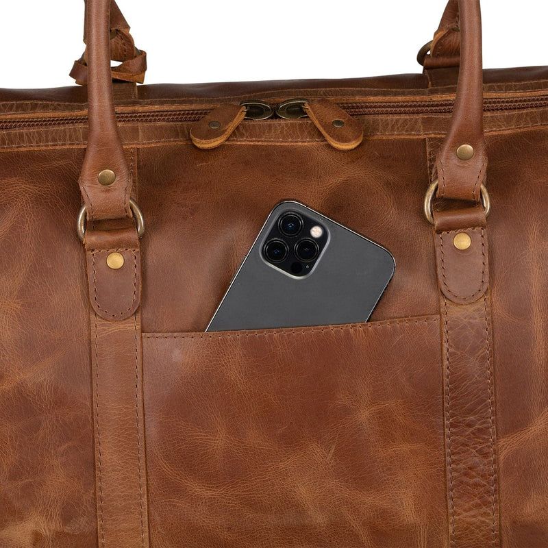 Tourist 50L Leather Duffle - HIDES