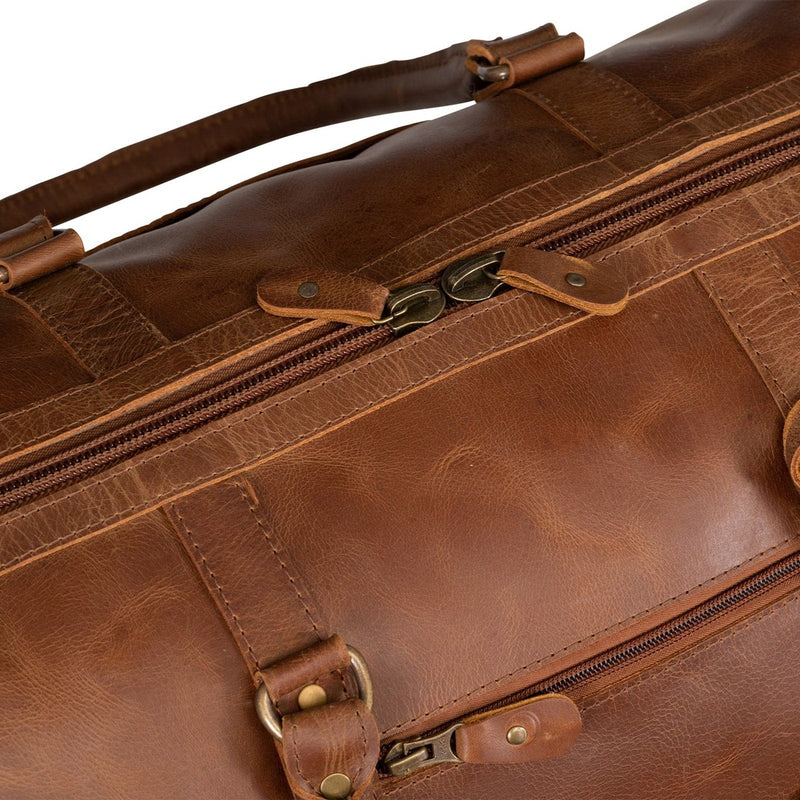 Tourist 50L Leather Duffle - HIDES