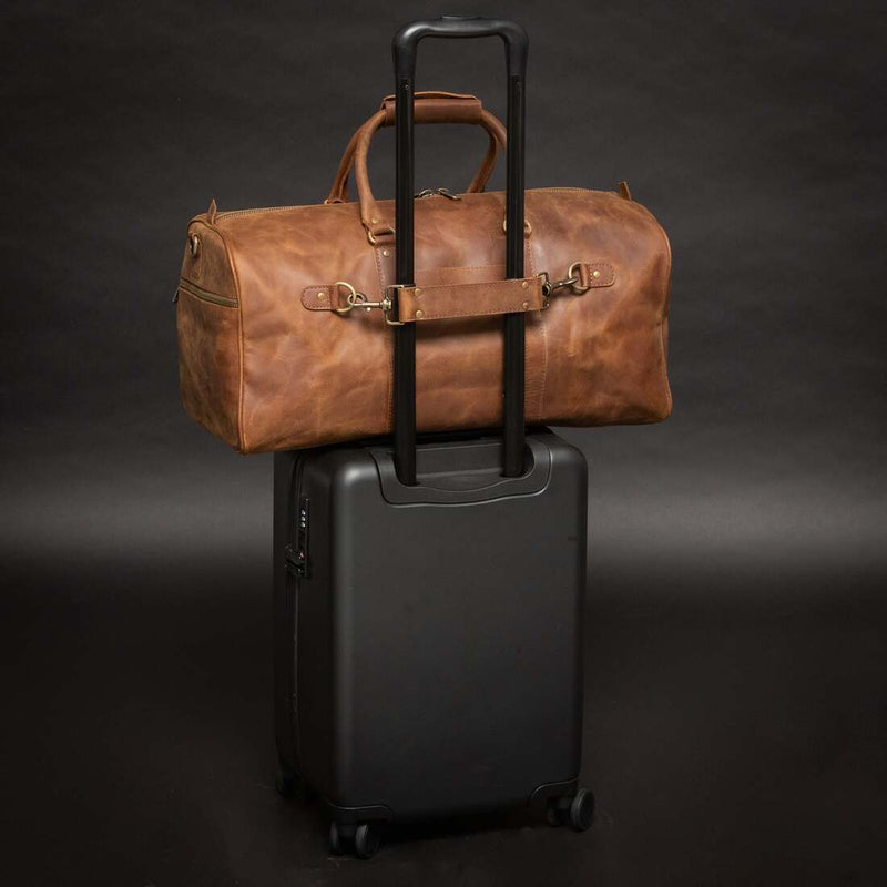 Traveler 45L Leather Duffle - HIDES