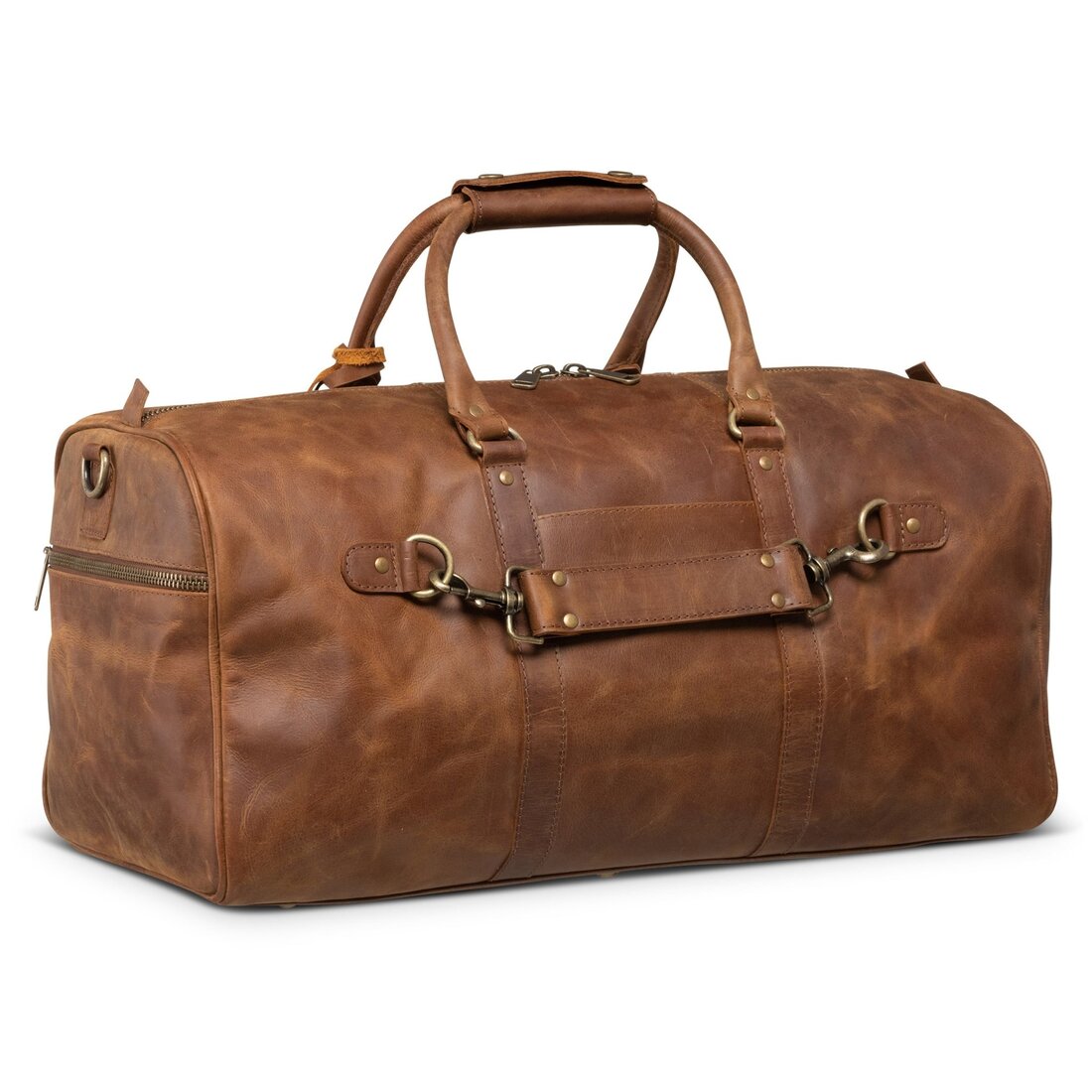 Leather gym backpack sales