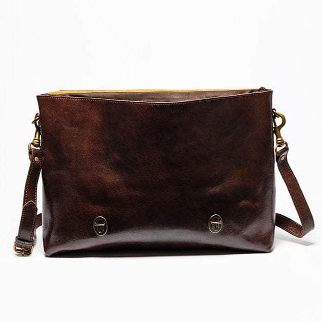 Urban Leather Messenger Antique Brown