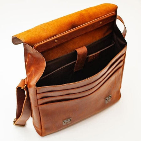 Coarse Leather Messenger 2.0 - HIDES