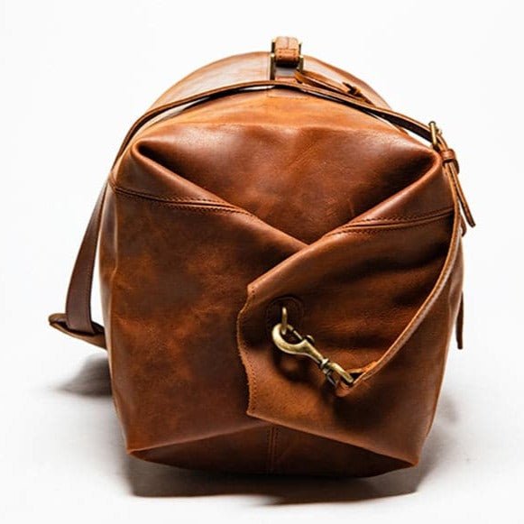 Military Leather Duffle Bag - HIDES