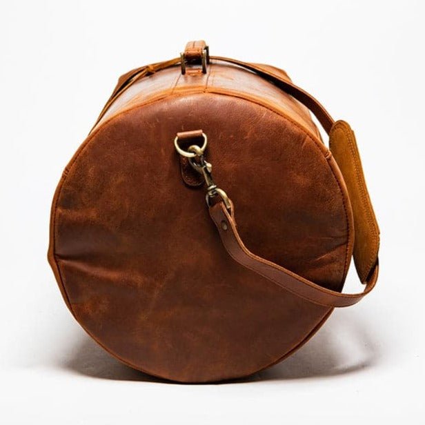 Military Leather Duffle Bag - HIDES