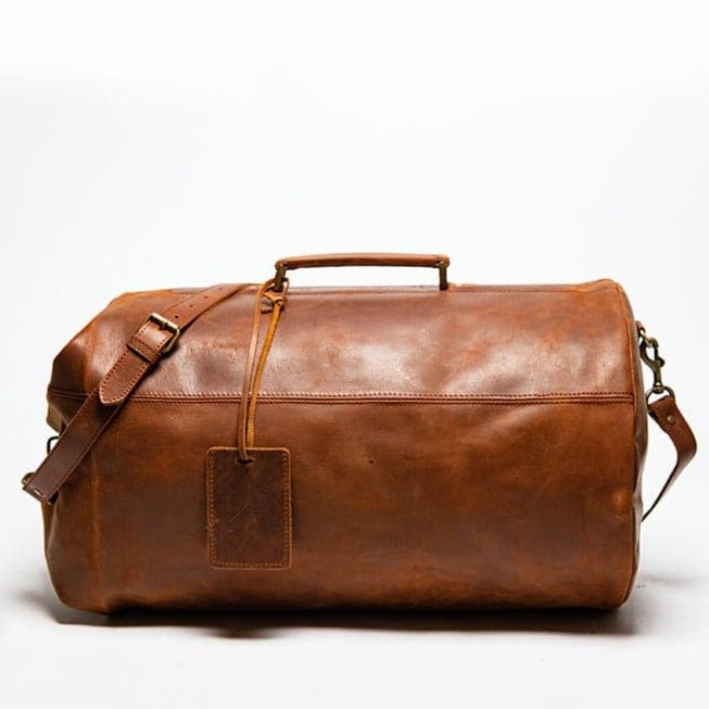 Military Leather Duffle Bag - HIDES